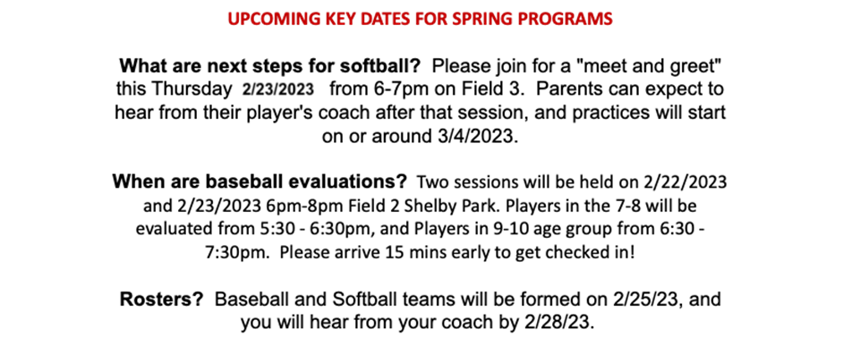 FAQs for SPRING Programs